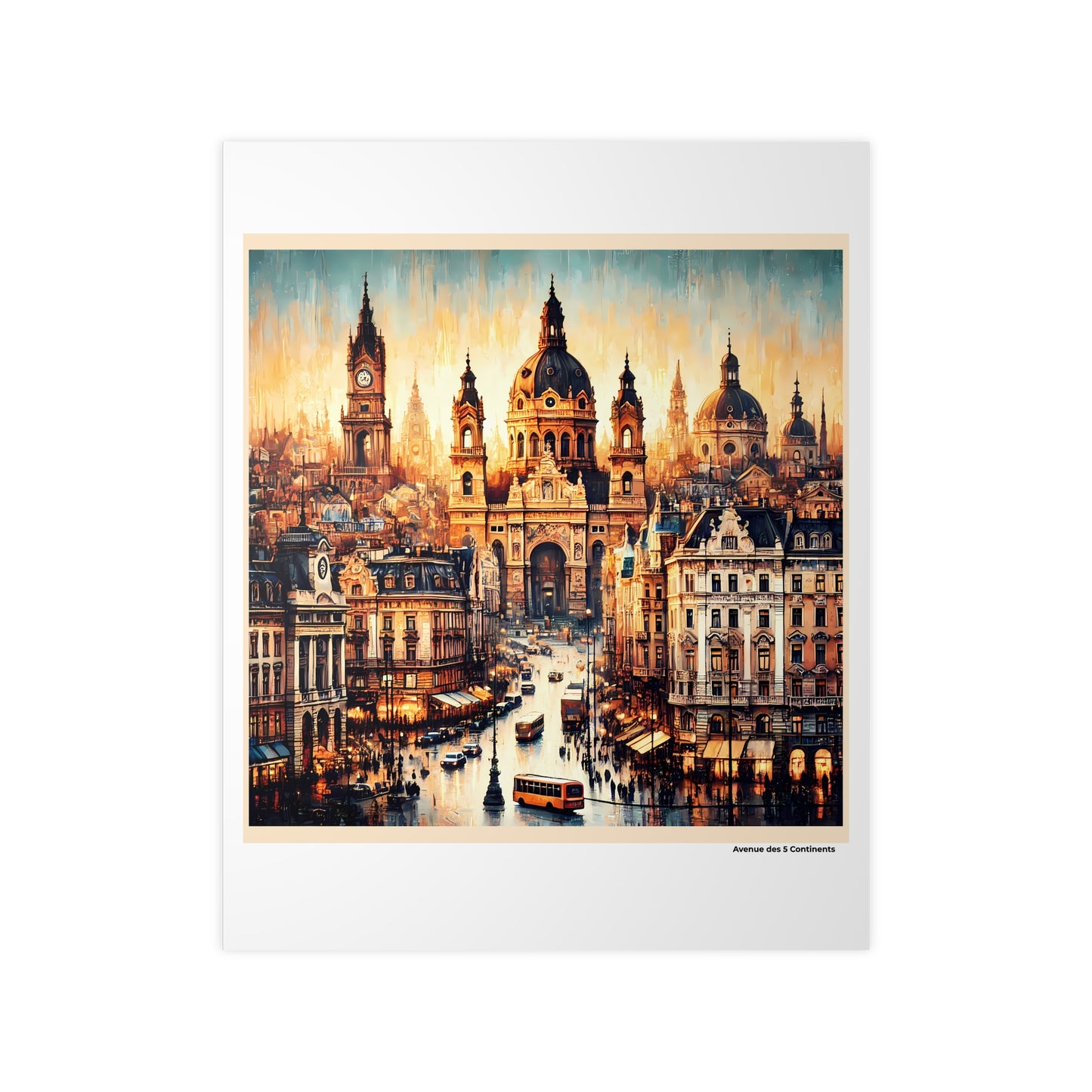 Affiche Artistique Europe, Expression Picturale, Collection Europe, Poster d'Art Mural et Décoration Originale