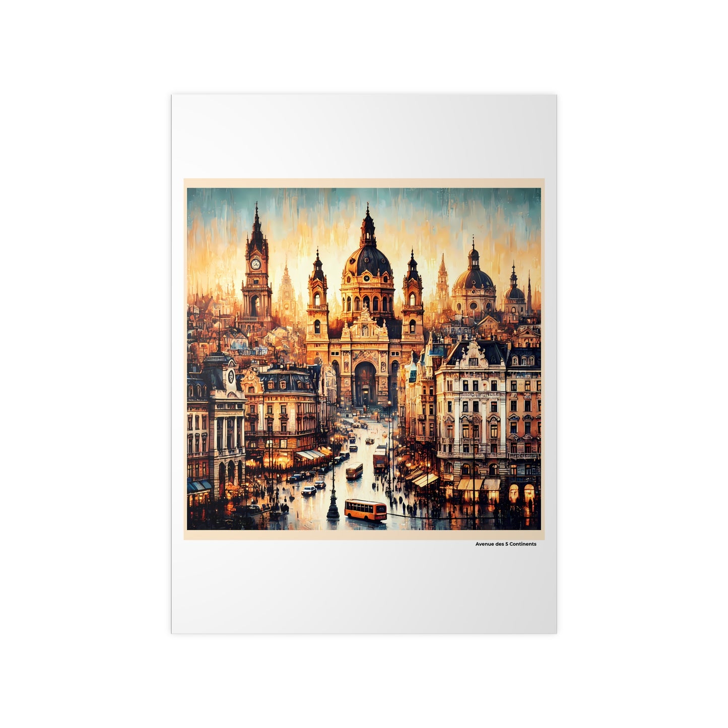 Affiche Artistique Europe, Expression Picturale, Collection Europe, Poster d'Art Mural et Décoration Originale